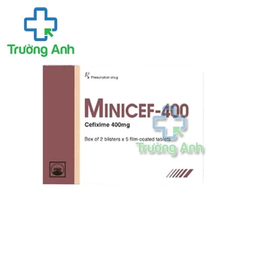 Minicef-400 Pymepharco - Thuốc điều trị nhiễm khuẩn